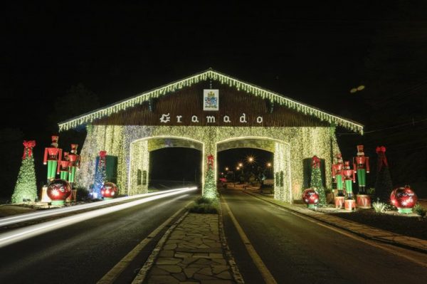 Pórtico Natal Noite